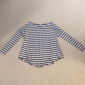 Striped long sleeve shirt